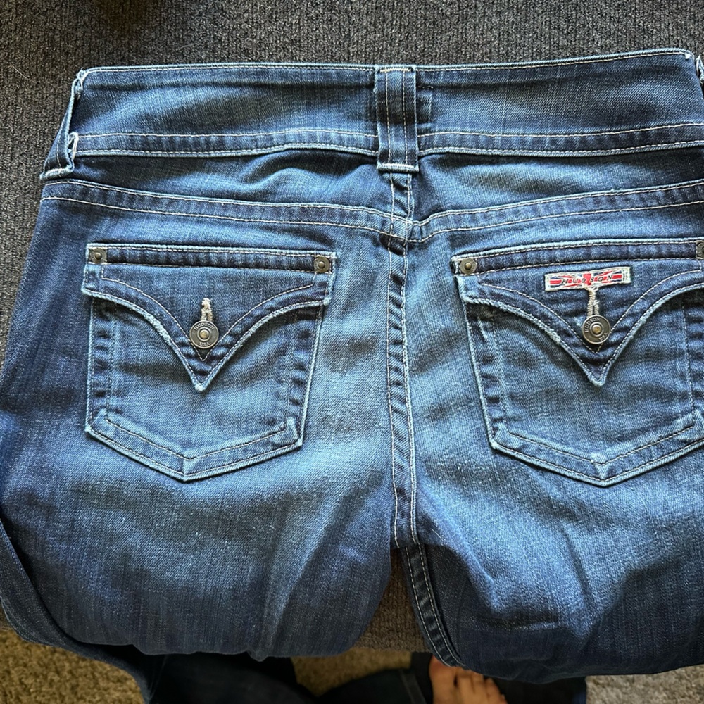 Hudson Jeans Women's Dark Blue Flare Jeans
